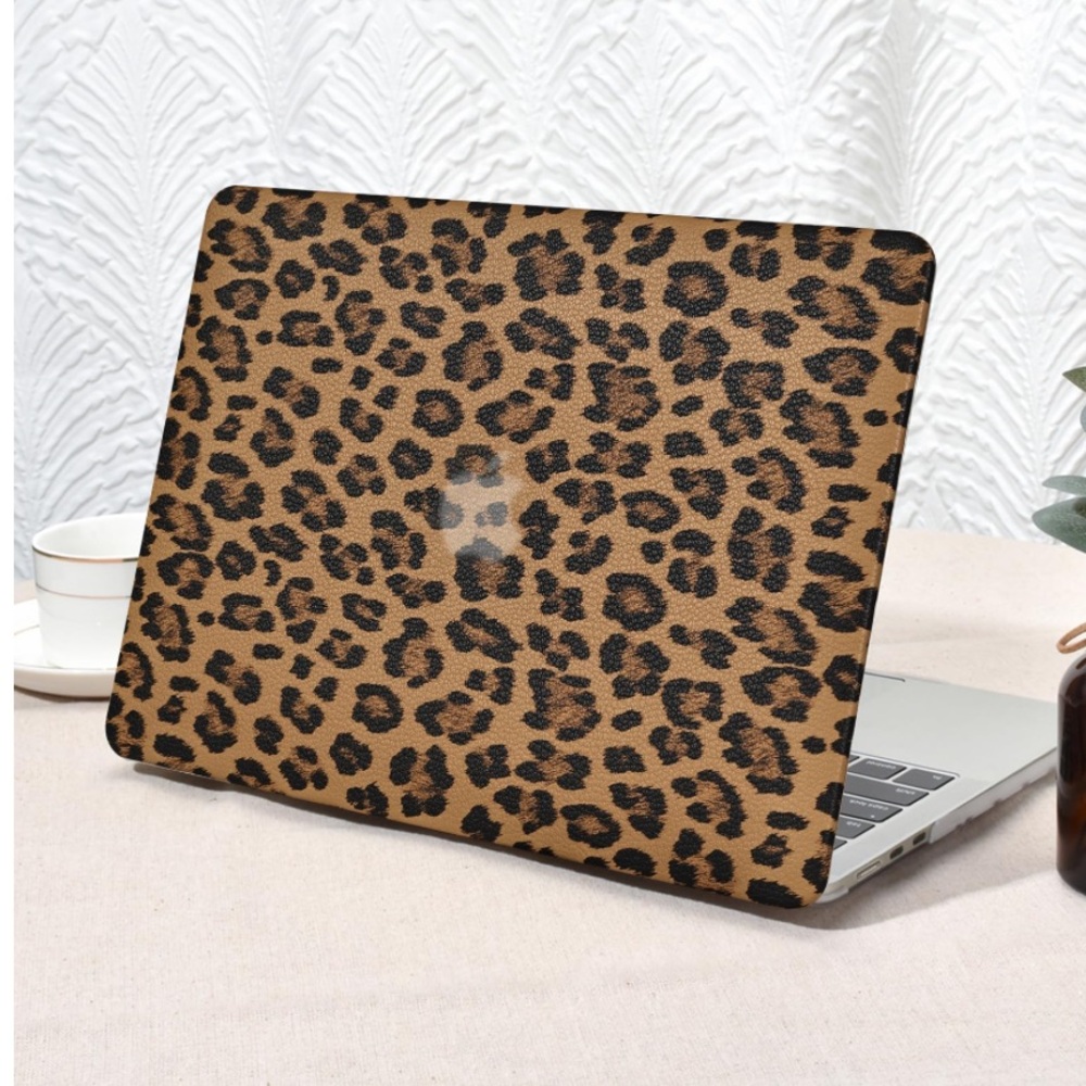 Leopard Print Laptop Case for MacBook Air 13.6”